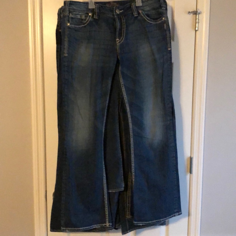 Silver jeans